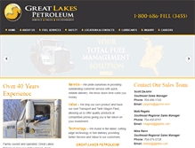 Tablet Screenshot of greatlakespetroleum.com